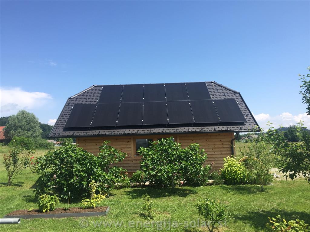 15 shingled solarnih modulov Bluesun 480W