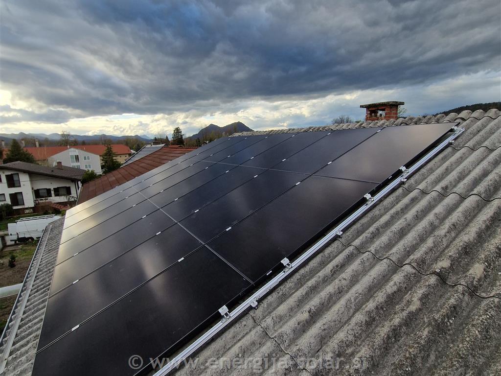 Hibridna sončna elektrarna 10,08kW - Ljubljana
