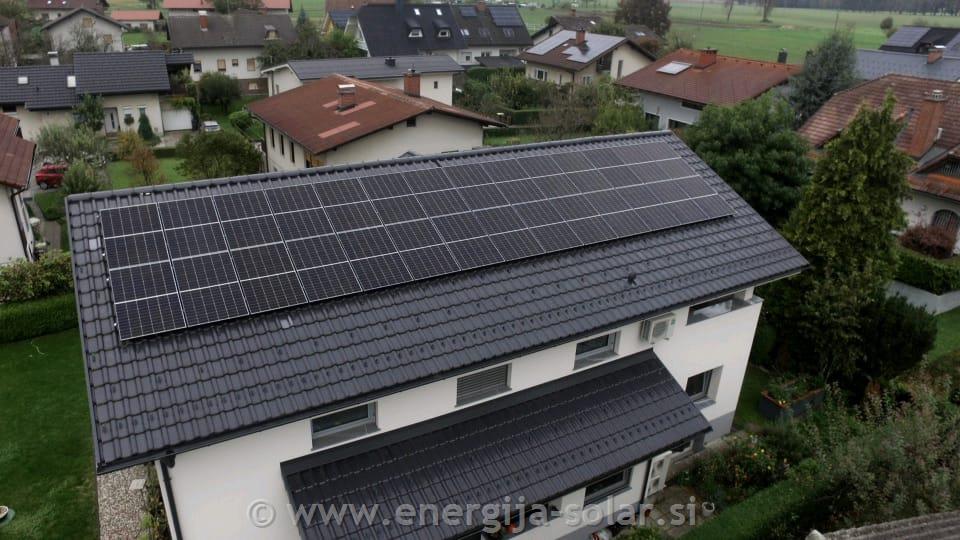 Sončna elektrarna net metering 13,6kW - Ljubljana okolica