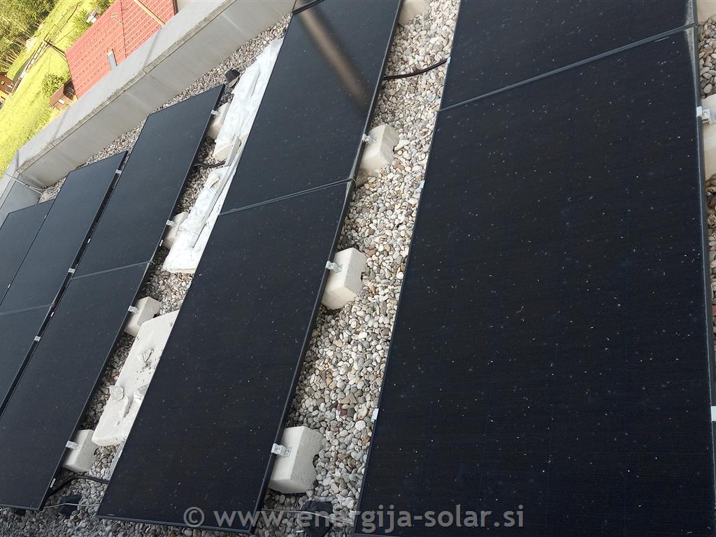 Hibridna sončna elektrarna 5,76kW - Ljubljana z okolico