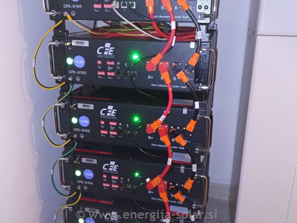 Retrofit - vgradnja hranilnika 30kWh v obstoječo sončno elektrarno - Ljubljana okolica