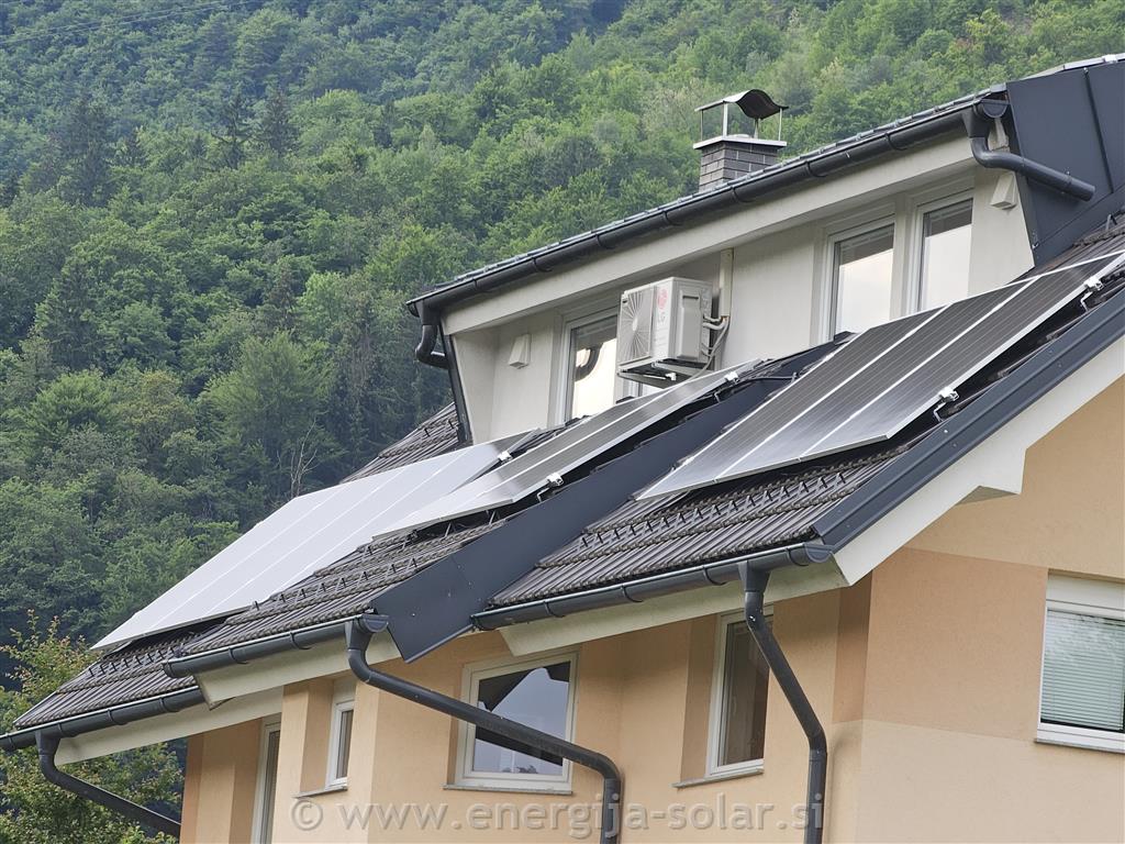 Hibridna sončna elektrarna Growatt 8,6kW s 25kWh baterijami, brez izpusta - Osrednja Slovenija