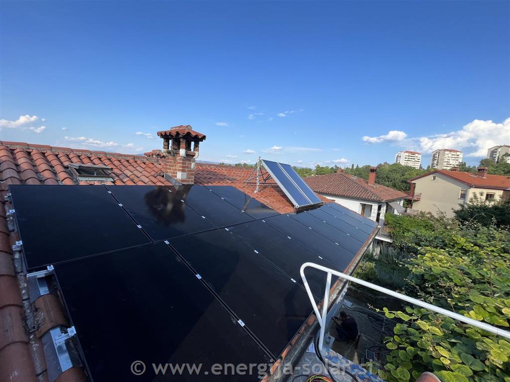 Hibridna sončna elektrarna 5,76kW brez oddaje v omrežje, Slovenska Istra