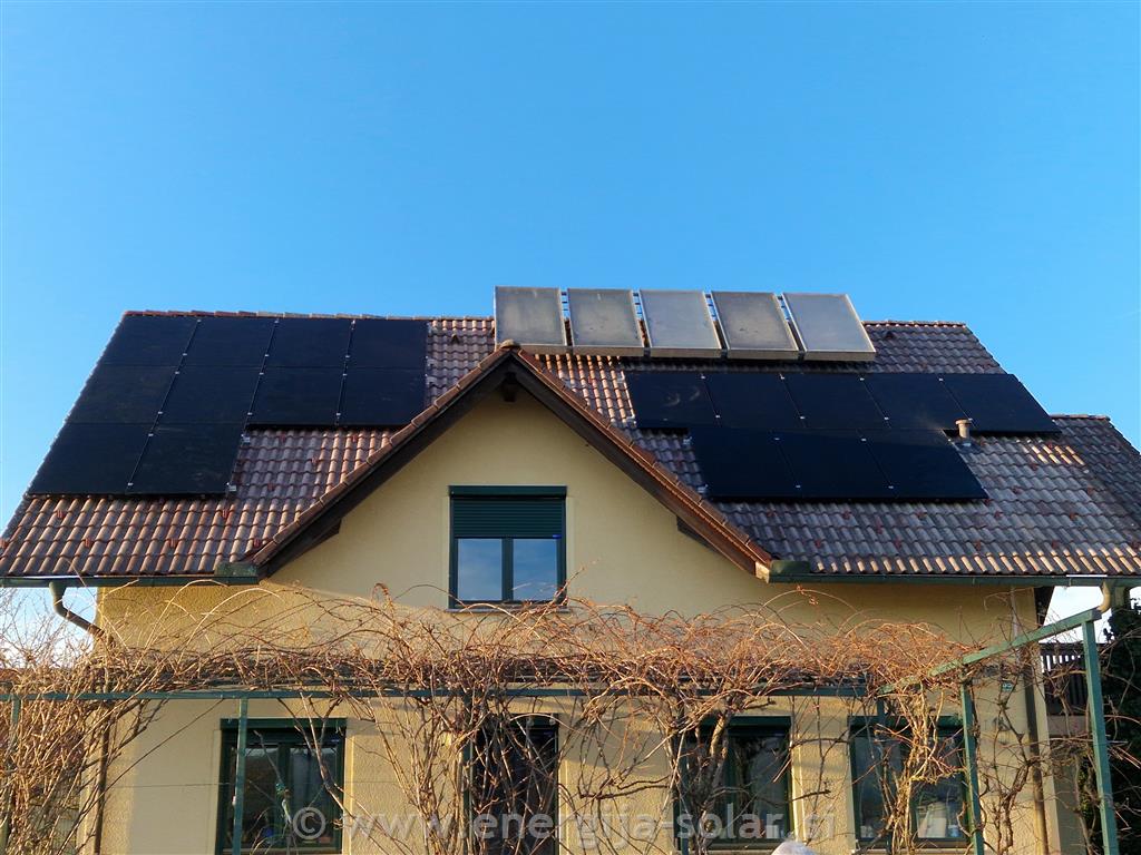 Sončna elektrarna 8,64kW z baterijami - Ljubljana okolica