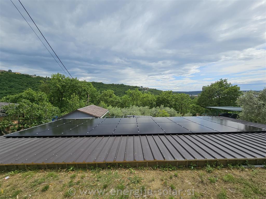 Sončna elektrarna za vikend 10kW z 10kWh baterijo - Slovenska Istra