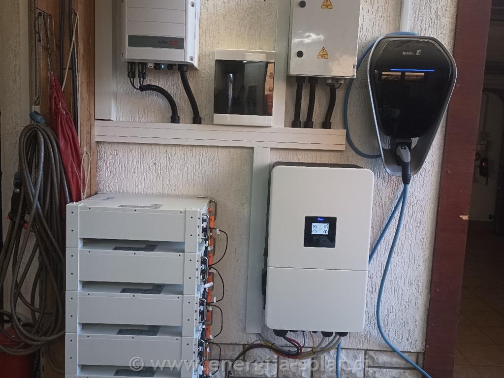 Retrofit – vgradnja hranilnika v obstoječo sončno elektrarno SolarEdge 