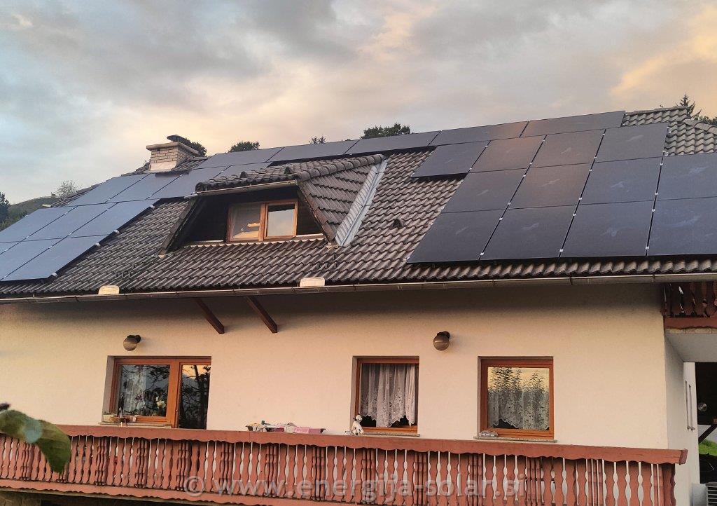 Hibridna sončna elektrarna 13kW z 10kWh Kstar hranilnikom - Štajerska