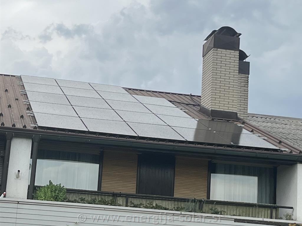 Hibridna sončna elektrarna 10kW 10kWh brez oddaje v omrežje, Ljubljana