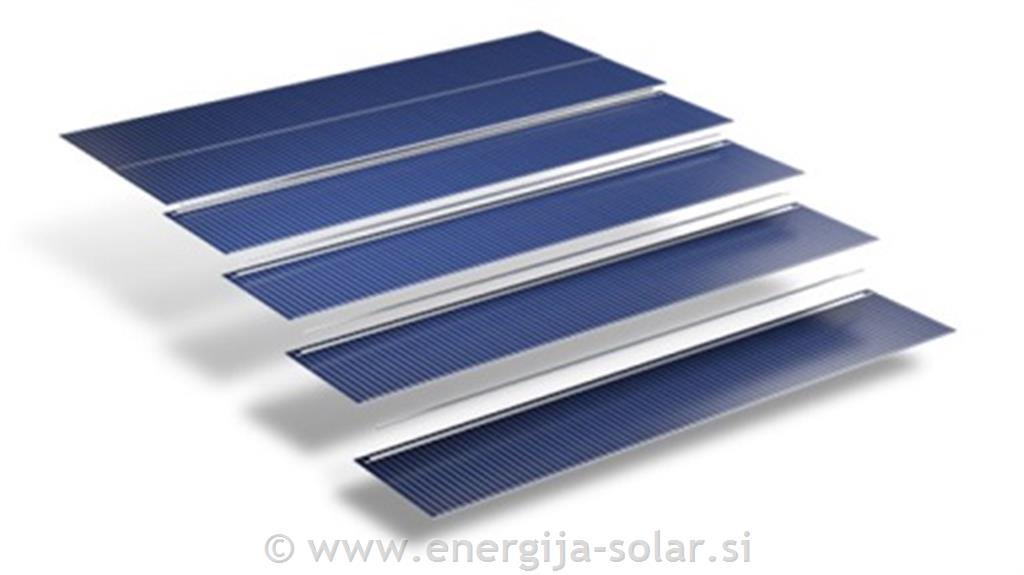 Bluesun shingled solarni moduli sestava