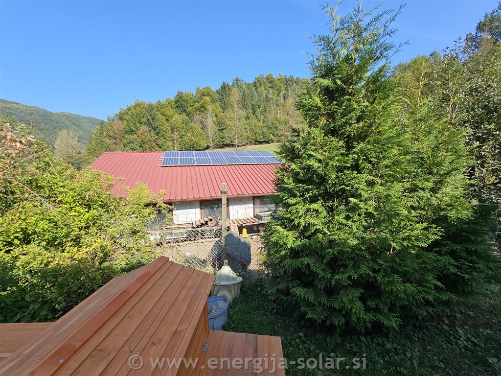 4kw off grid sončna elektrarna