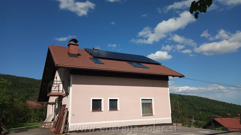 Sončna elektrarna 6.72kW le za lastno porabo