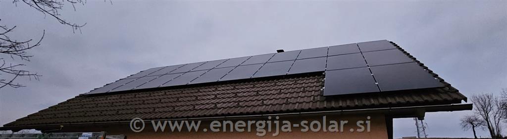 Hibridna sončna elektrarna 10,56kW