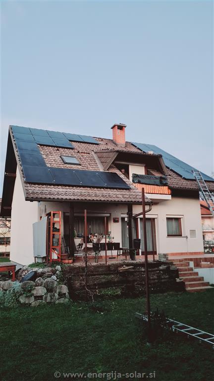 10,56kW solarne površine s solarnimi moduli Bluesun 480W