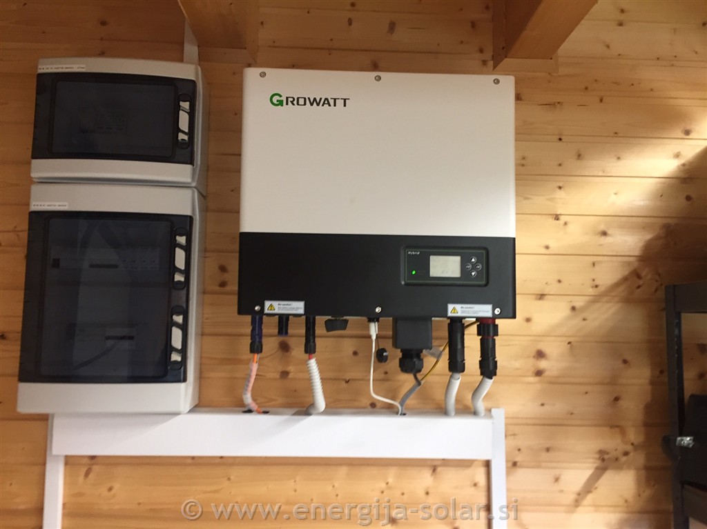 Hibridni razsmernik GRowatt SPH10000TL BL UP in zaščita