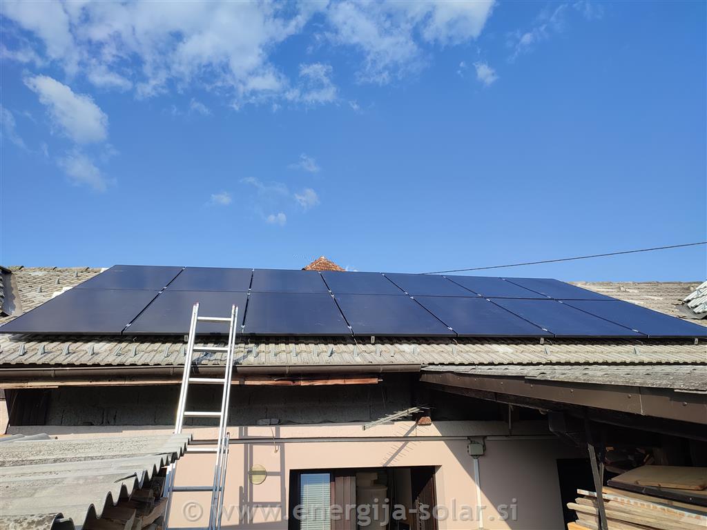 Sončna elektrarna s Kstar hranilnikom električne energije 10kW