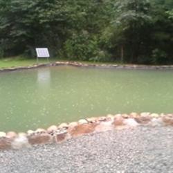 Solarna vodna črpalka za črpanje vode iz potoka