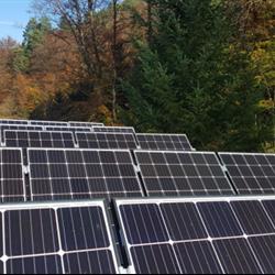 19kW otočna sončna elektrarna za napajanje strojev